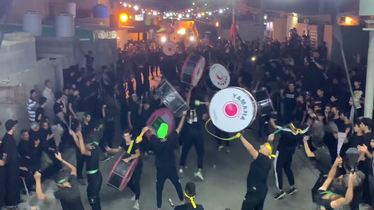 دخوليه موكب الامام المنتظر الى حي طارق