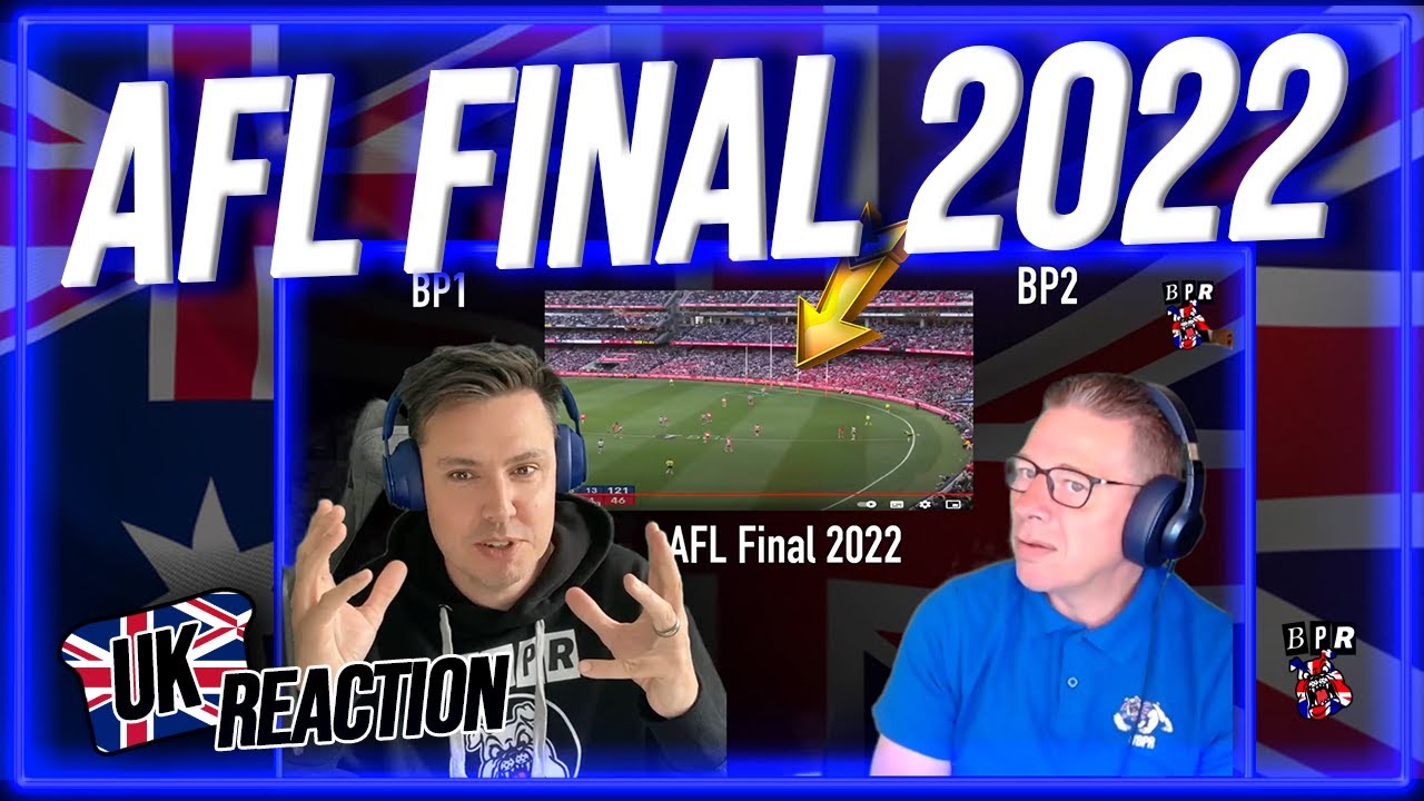 British Guys React to AFL Grand Final 2022 - Geelong v Sydney