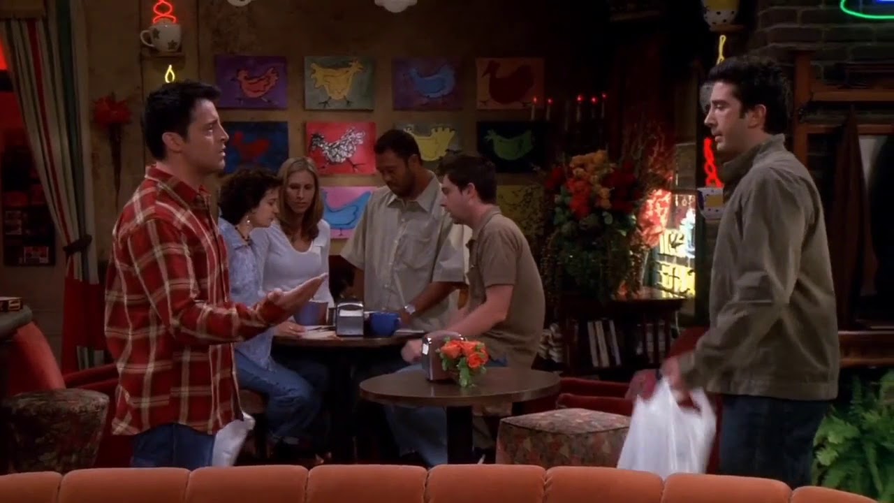 My favorite Friends scene ( Joey punches Ross multiple times )