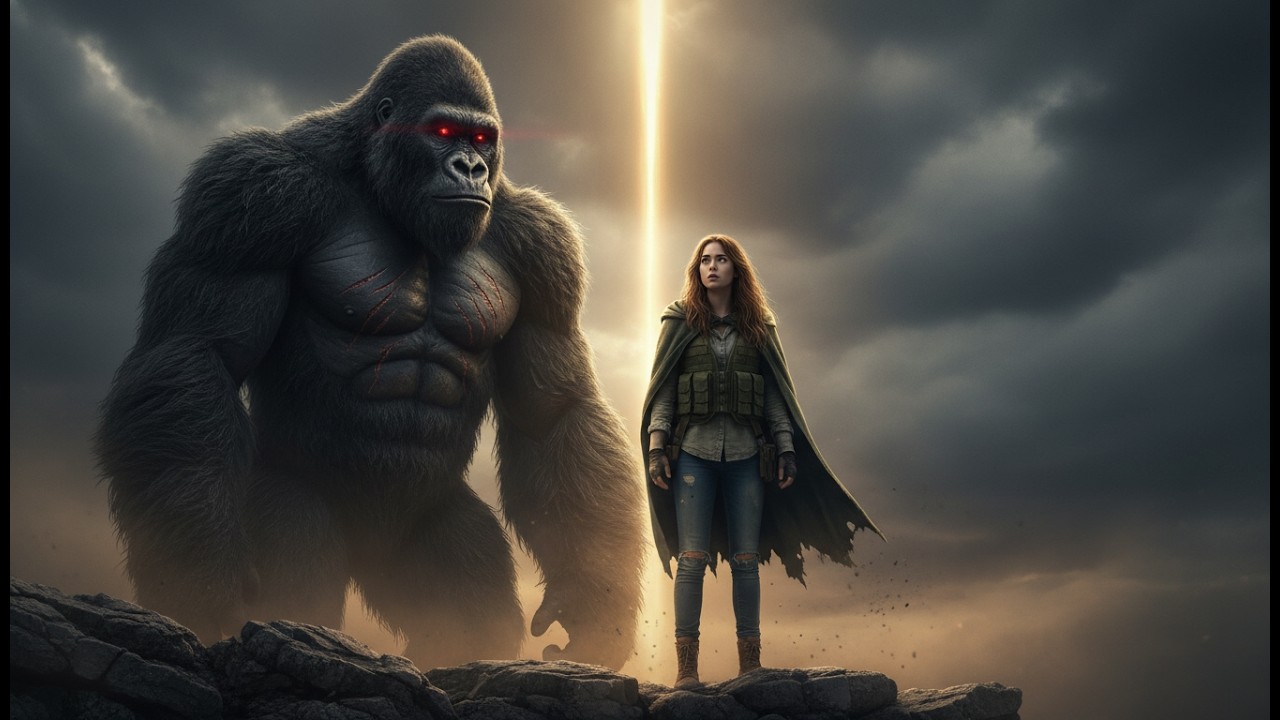 Giant Ape & Young Woman: The Mystery of The Last Light