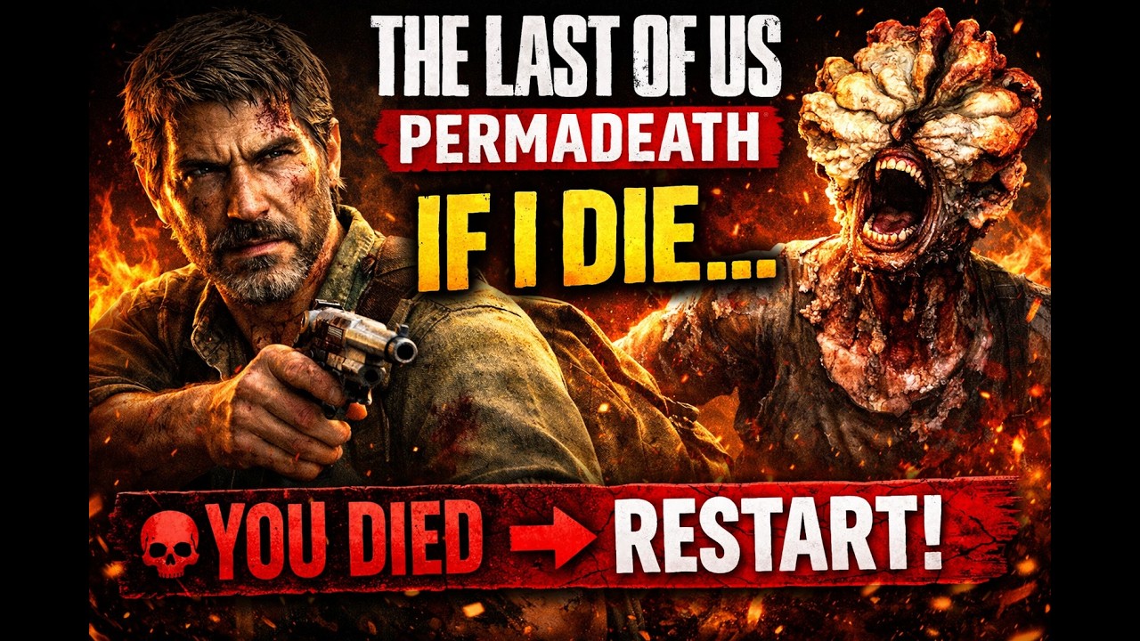 💀 THE LAST OF US PERMADEATH – If I Die, The Game RESTARTS | Brutal Challenge