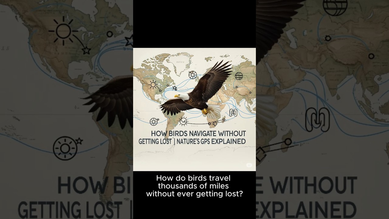 How Birds Navigate Without Getting Lost | Nature&rsquo;s GPS Explained #animalfacts #lifejesting #facts