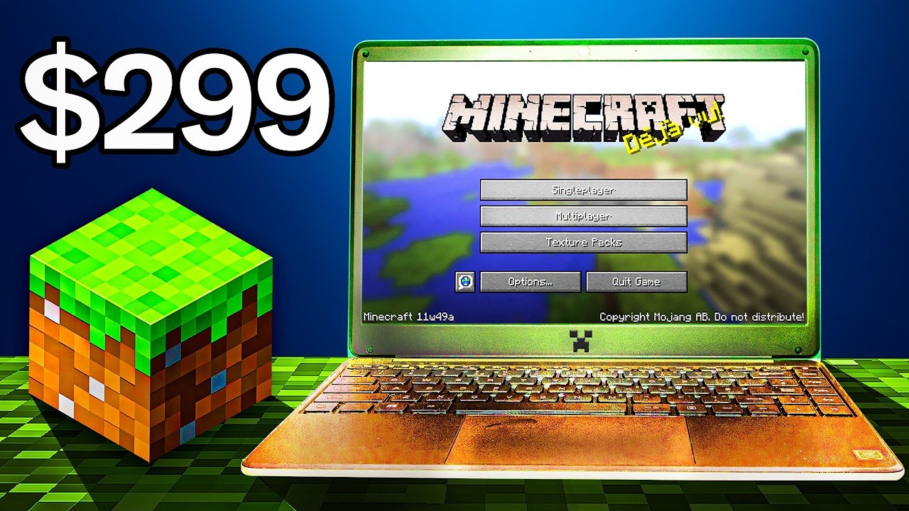 I Tested The Official MINECRAFT Laptop!