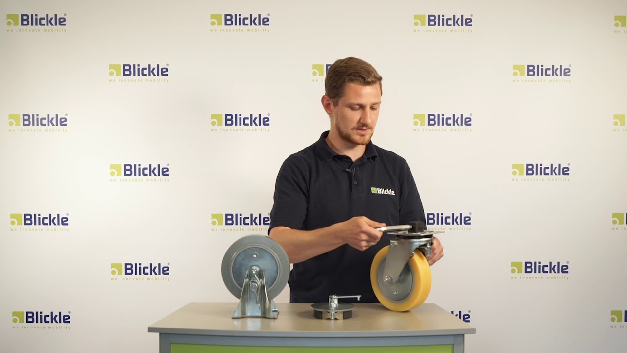 Blickle locking systems: Dead man's brake (TM ) | castors with brakes