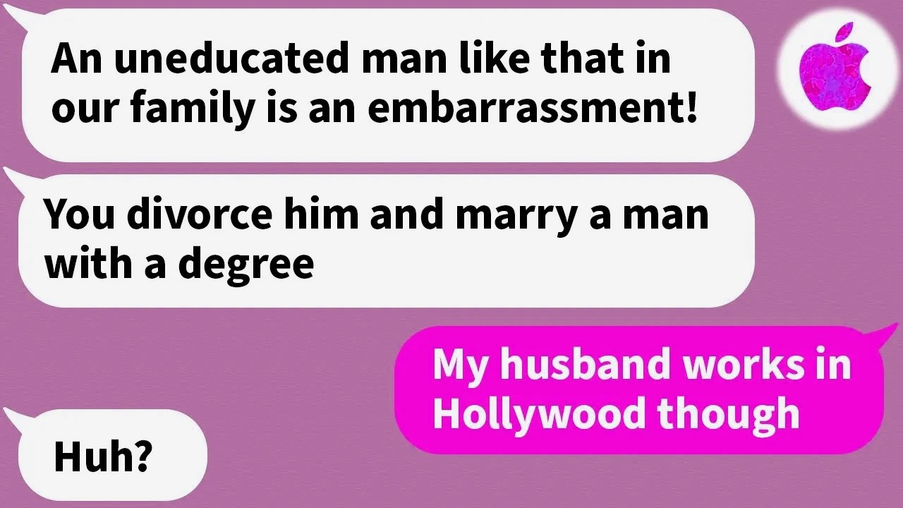 All because my man never went to college, my mom feels the need to find me someone else