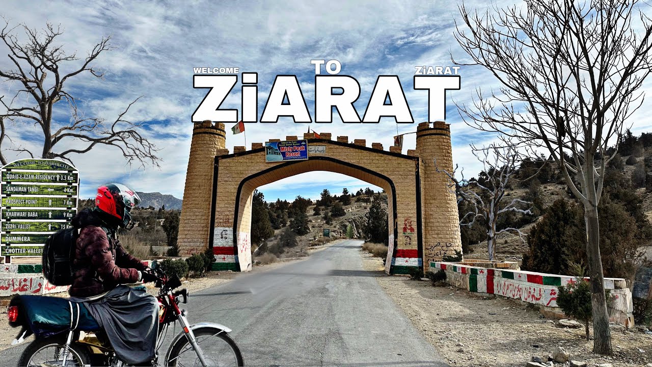Quetta to Ziarat on Honda 125 🏍️ | Cold Weather Off-Road | Drone Shots | Part 1