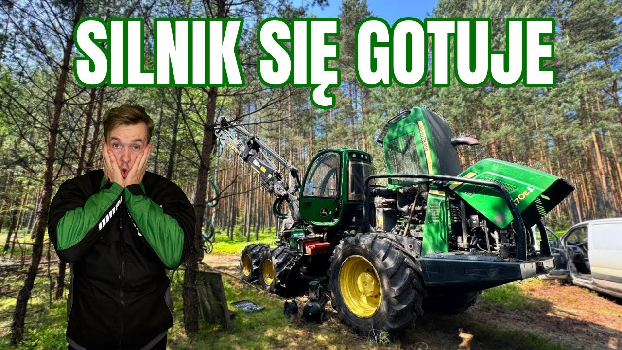 Harwester buczy jak odrzutowiec