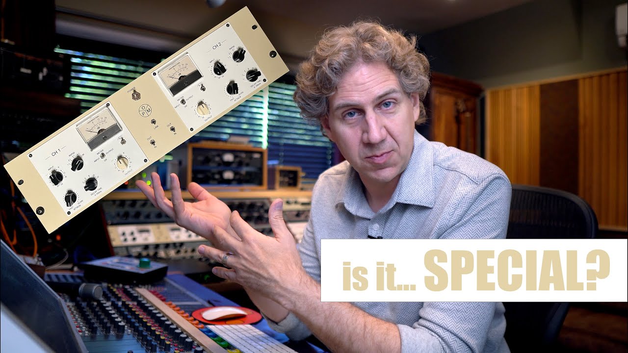 Drum Magic with the POM PYE COMPRESSOR. (Review and demo on drum bus and acoustic guitar)