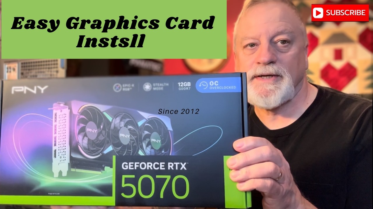 How to Install a GPU Graphics Card ￼RTX 5070