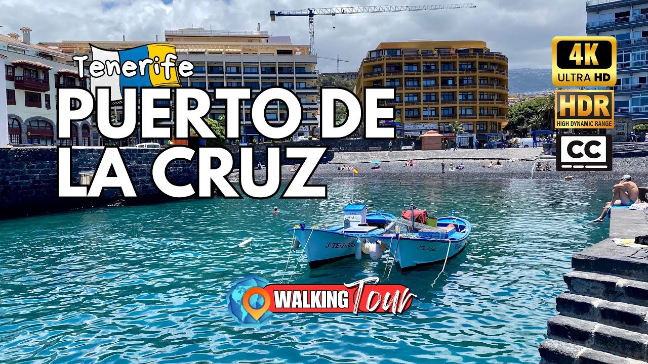 Discover Puerto de La Cruz [Tenerife 🇮🇨] 4K HDR 60fps Walking Tour