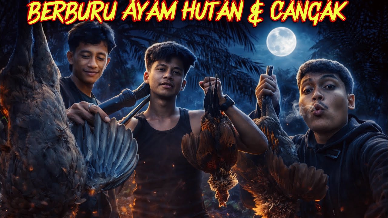 BERBURU AYAM HUTAN & CANGAK JAM 4 PAGI BARENG MASHAZARD