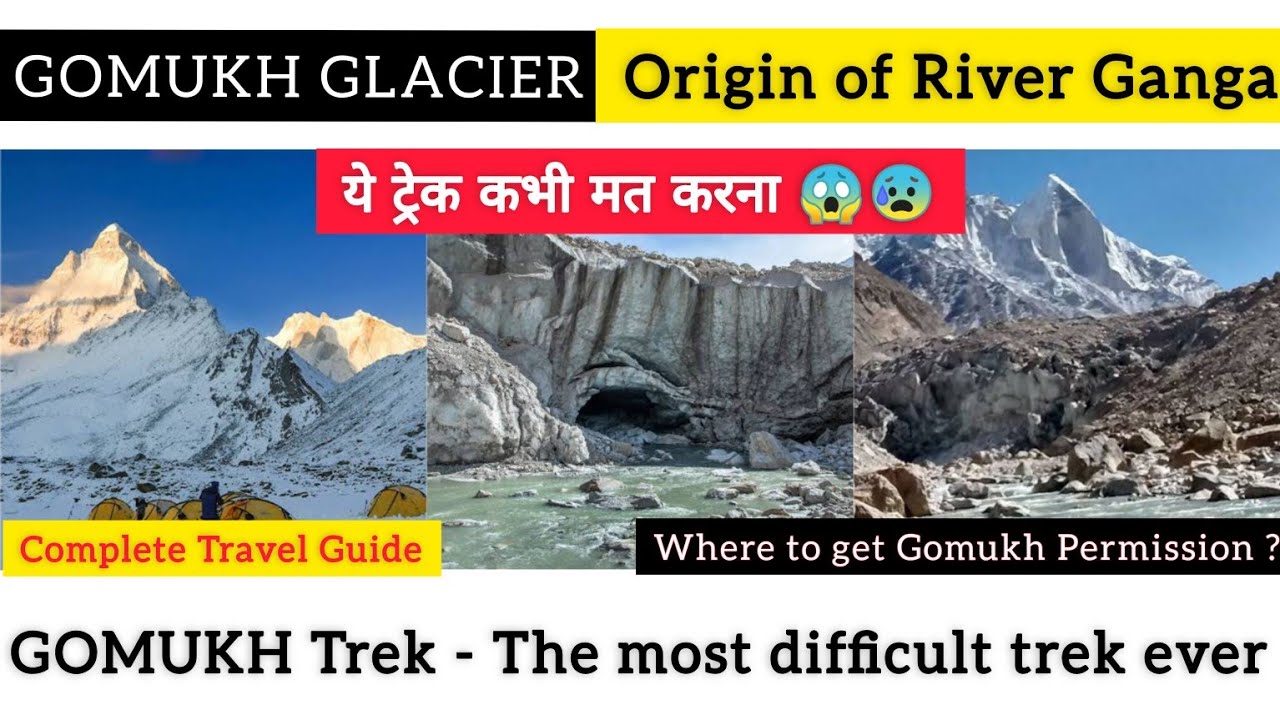 Origin of River Ganga I Gomukh Yatra 2023 I Gangotri Dham To Gaumukh Trek