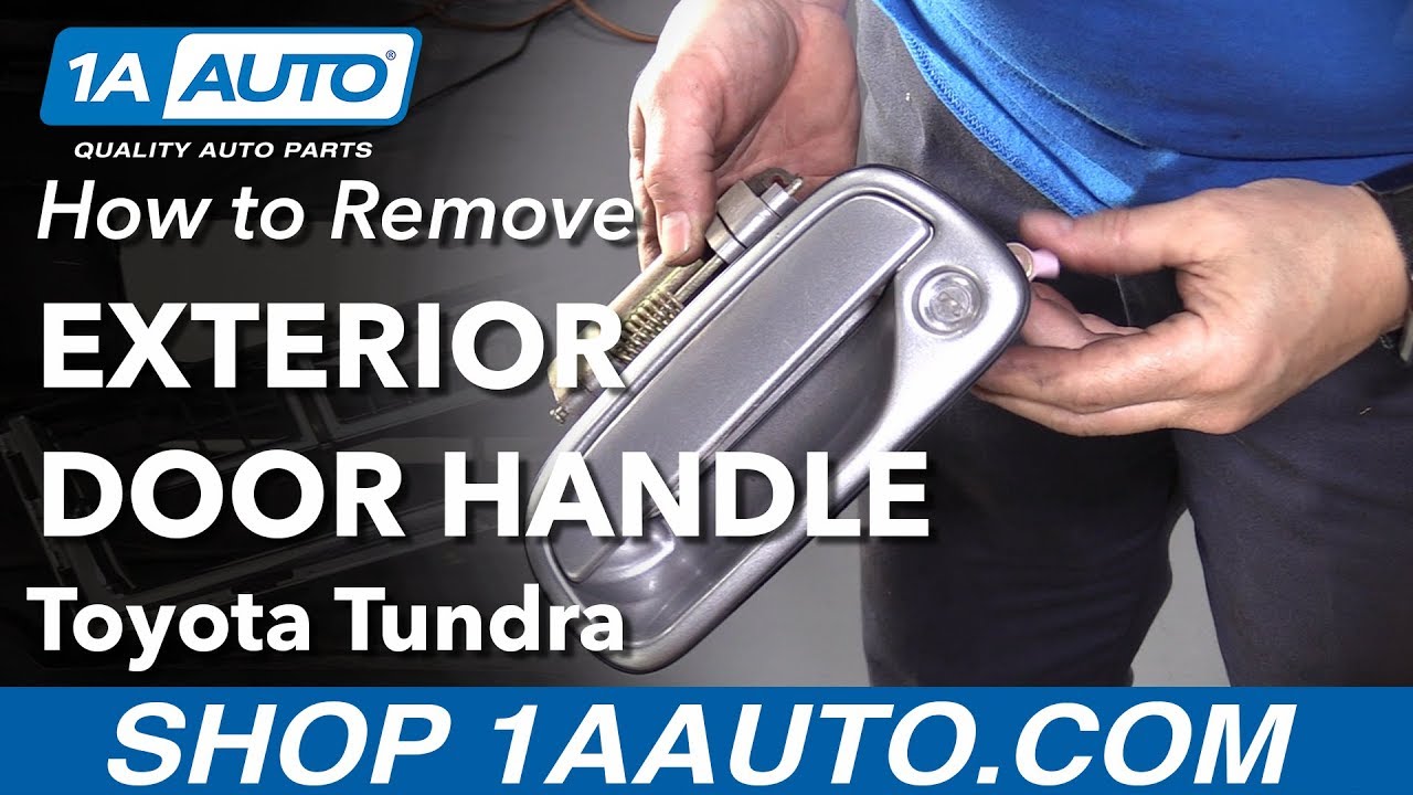 How to Replace Exterior Door Handle 00-06 Toyota Tundra