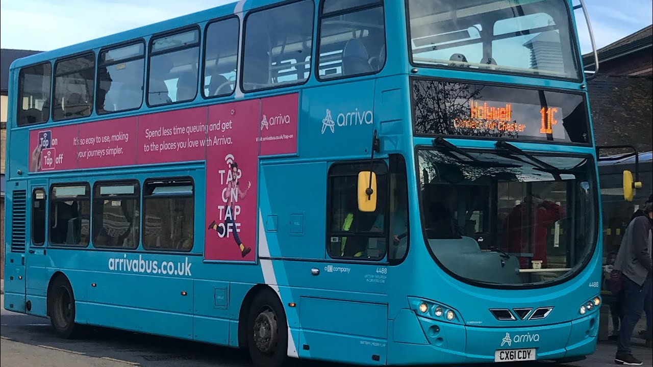 *Nice* Arriva Buses Wales CX61 CDY - Route 11 