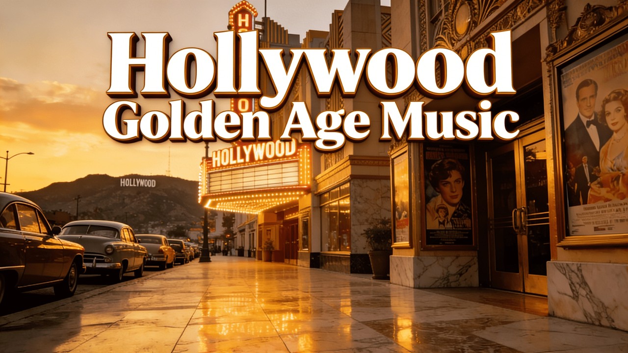 A Golden Hollywood Sunset | Classic Jazz & Timeless Cinema Vibes