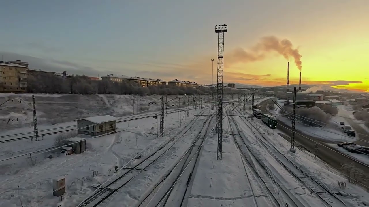 Мурманск. Последние дни перед полярной ночью.