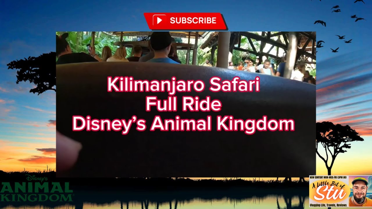 Kilimanjaro safari full ride (Disney's Animal Kingdom) #disney #safari #animals