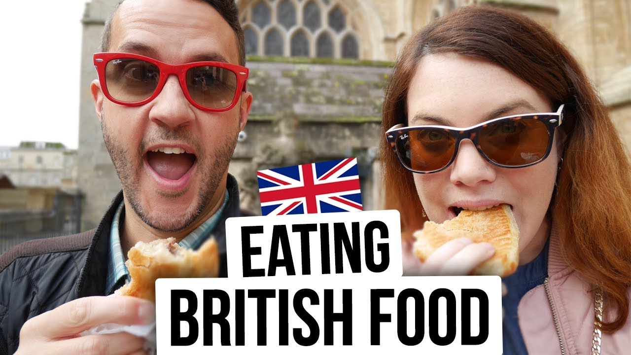 EATING BRITISH FOOD. Trying English food in BATH.