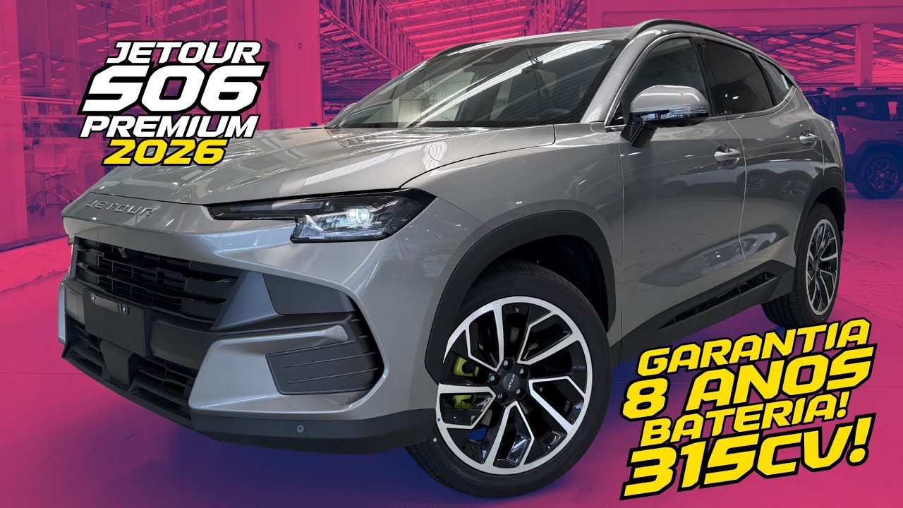 NOVÍSSIMO Jetour S06 Híbrido Plug-In 2026 - A PORSCHE MACAN CHINESA?