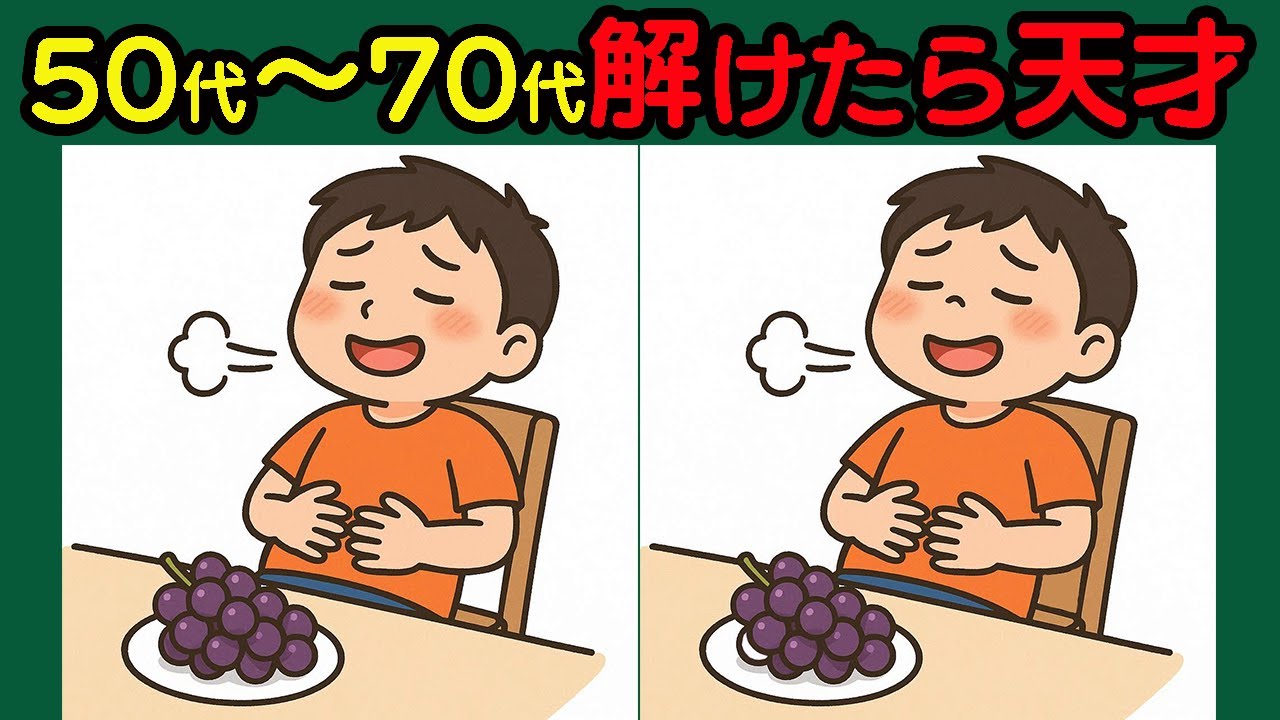 【間違い探し】気軽に脳活！毎日の習慣におすすめ！　#13