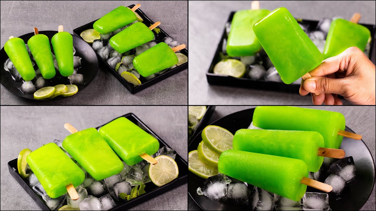 Lemon Lolly Ice Cream | Lemon Popsicle | Lemon Ice Cream | Summer Lemon Lolly | N'Oven
