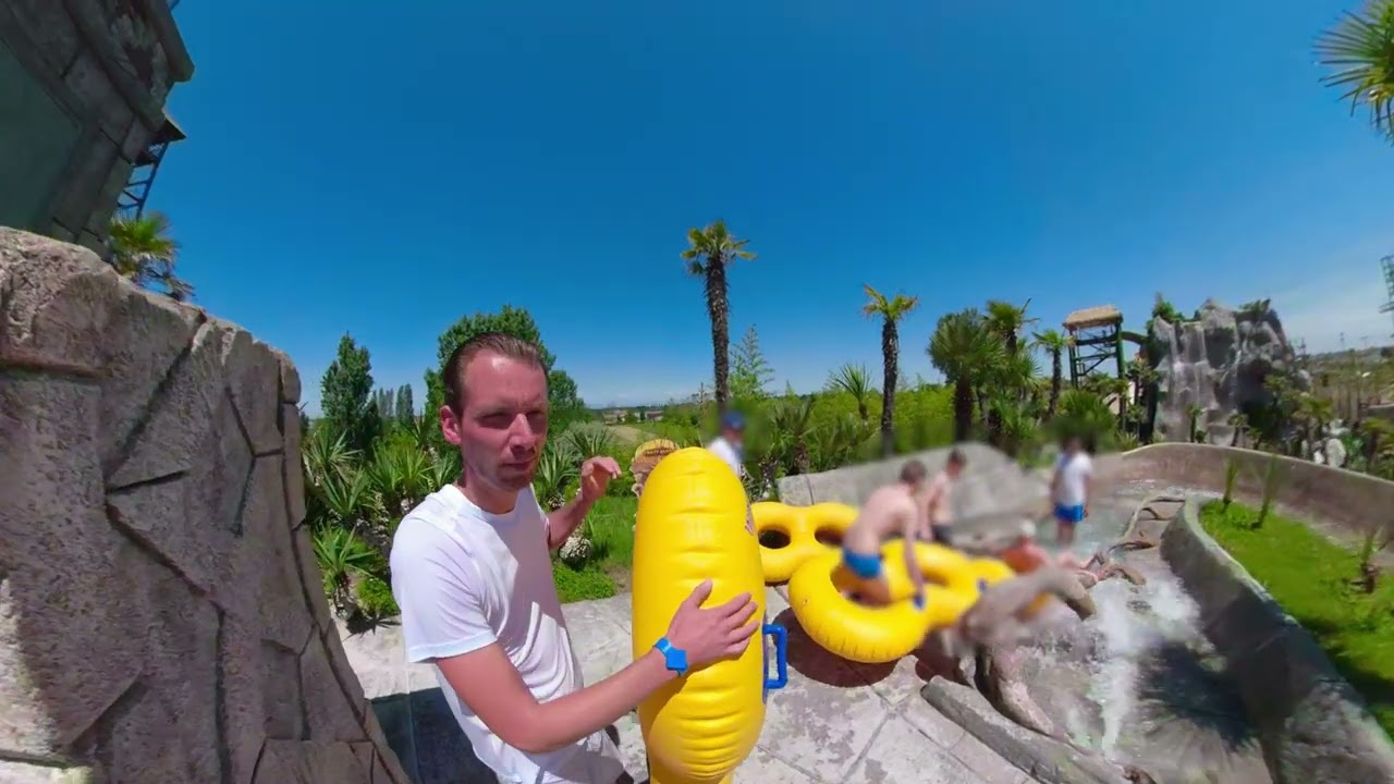 Caribe Bay Crazy River right Water Slide