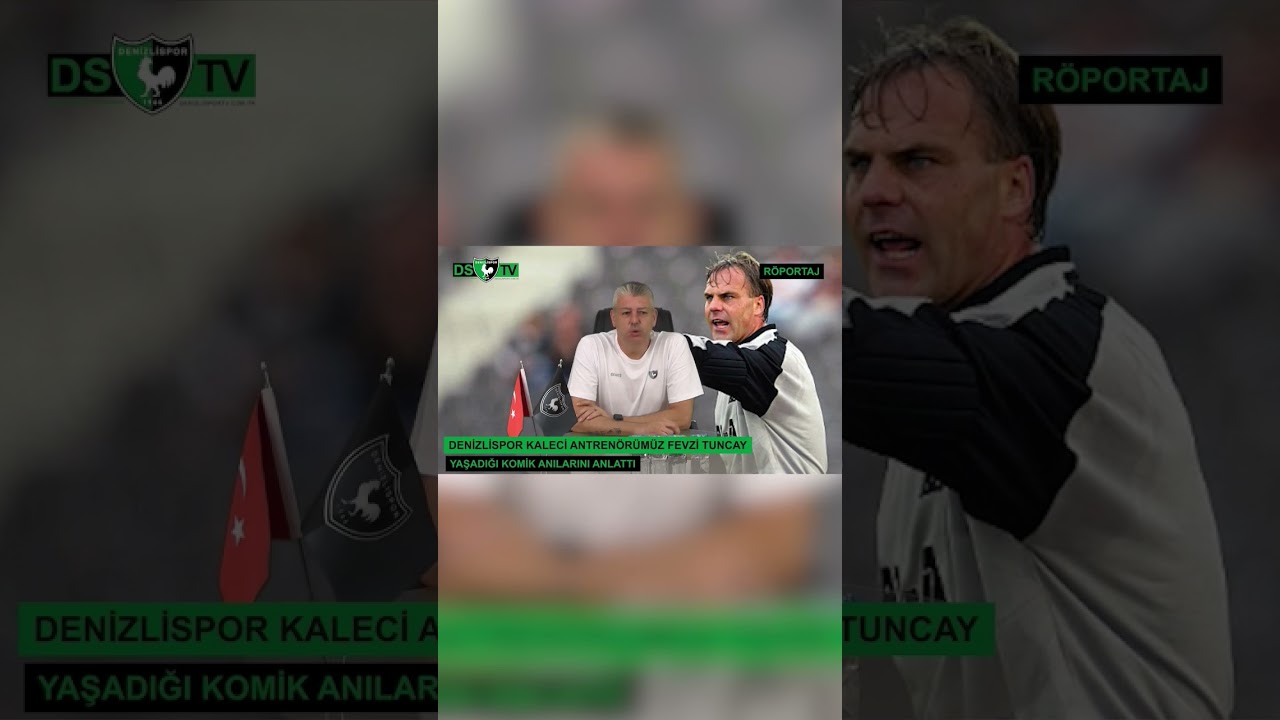 Fevzi Tuncay ile Peter Kjaer anısı #shorts #denizlispor #fevzituncay #peterkjaer #komik