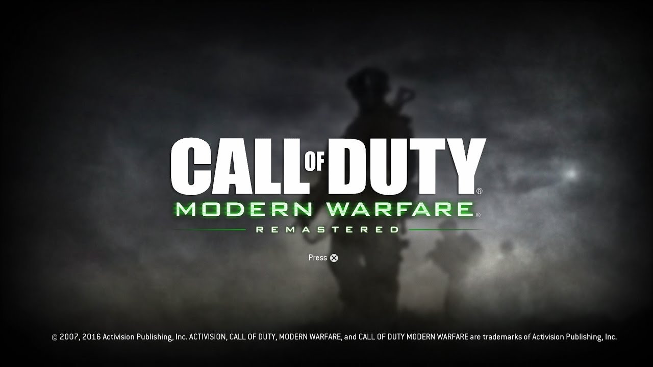 Modern Warfare Remastered Main Menu Multiplayer & Campaign (Modern Warfare Remastered Menu)
