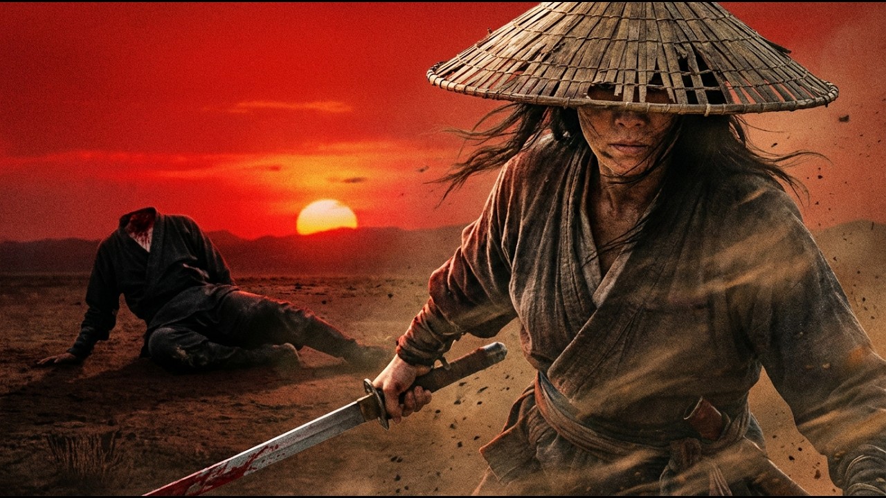 The female swordsman upholds justice! Her superb swordsmanship routes the bandits!