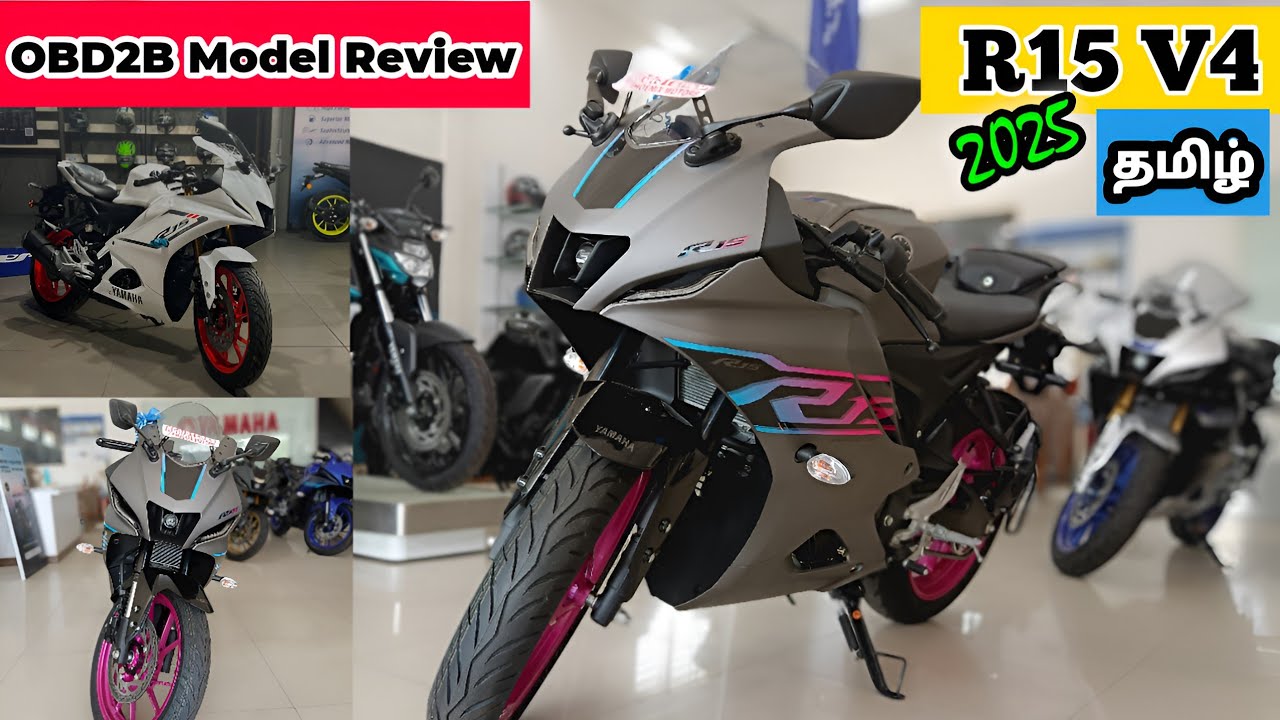 R15 V4 2025 OBD2B Model Detailed Walk Around Review_Tamil_Auto_Log
