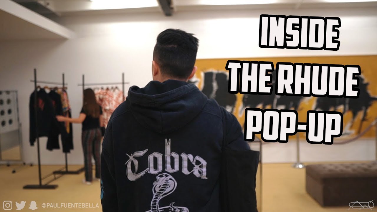 Inside the Rhude x Maxfield Pop-up + MY MERCH? (VLOG)
