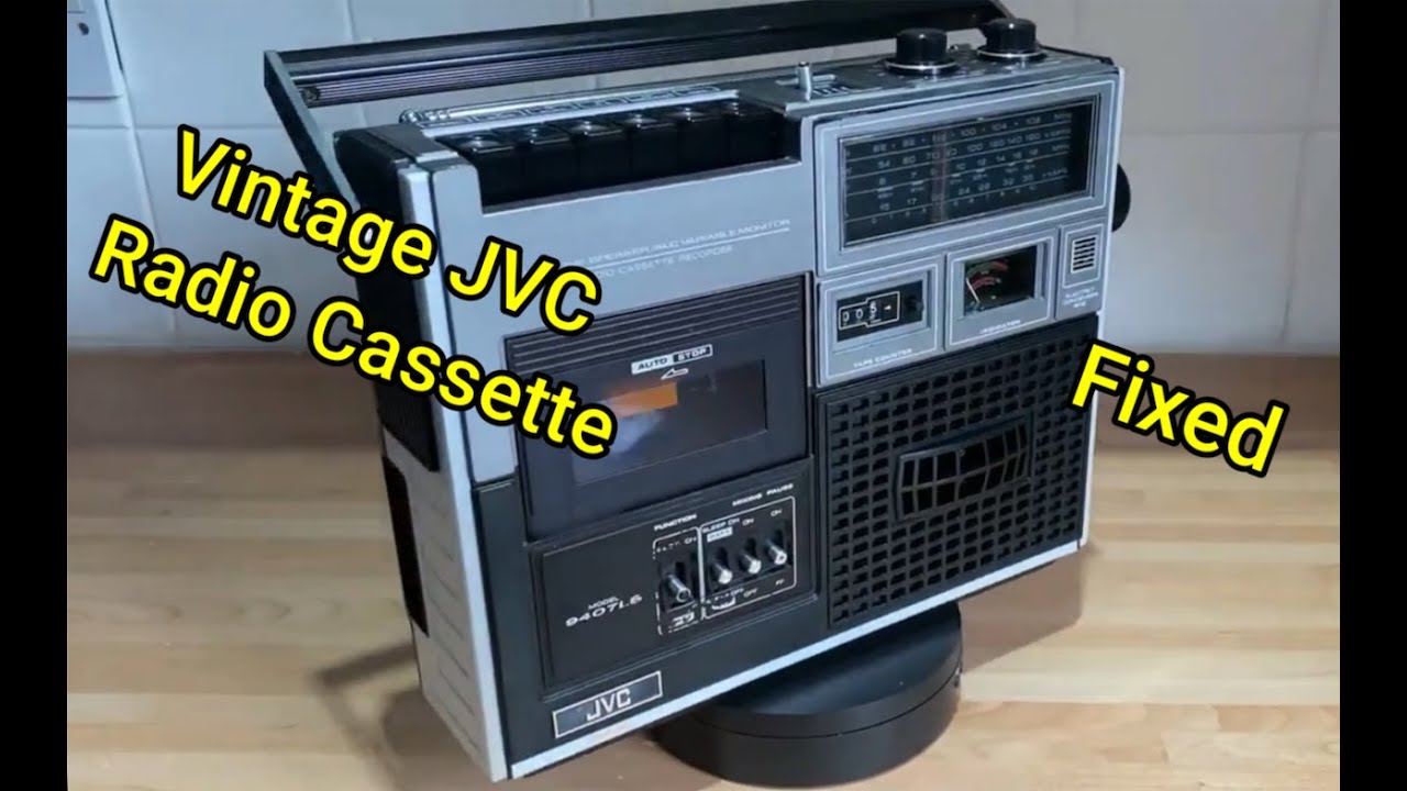 Ремонт винтажного кассетного магнитолы JVC 9407LS