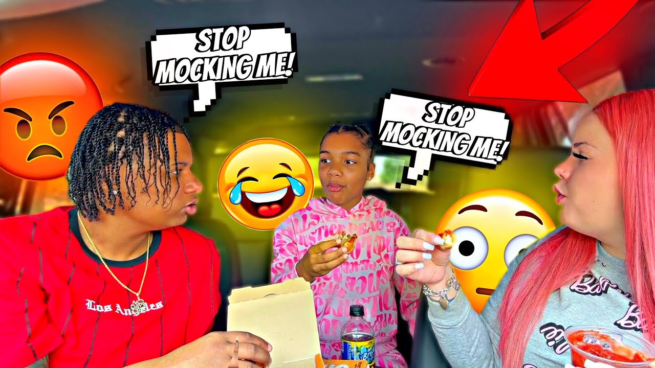 MOCKING MY PARENTS THE ENTIRE MUKBANG.. LITTLE CAESARS CRAZY PUFFS REVIEW