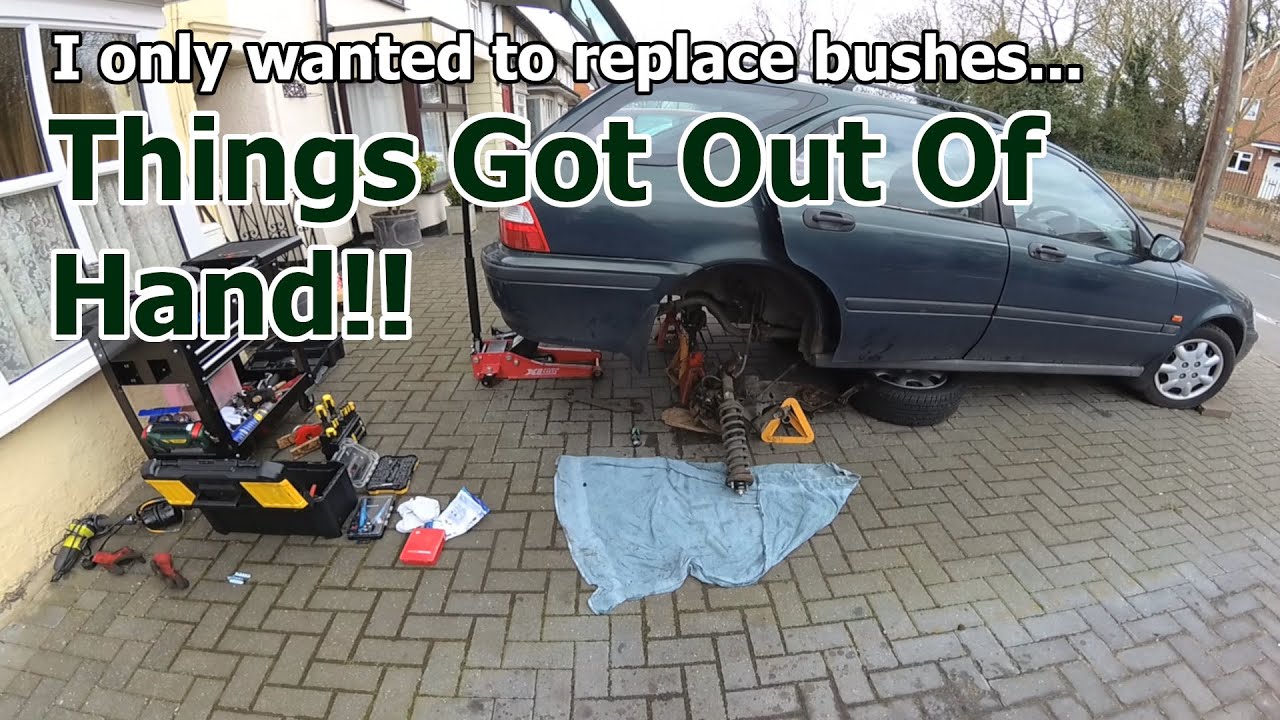 Replacing Rear Trailing Arm Bushes, Lower Control Arms and Toe Compensators - Honda Civic Aerodeck