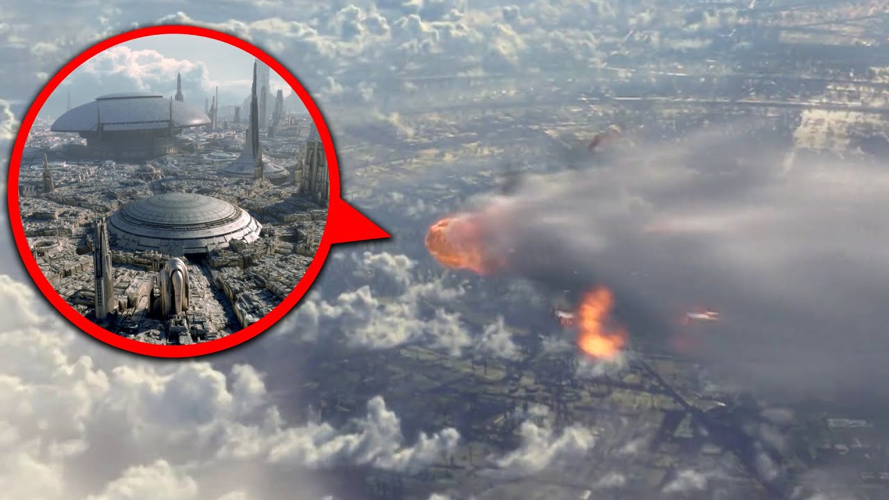 Why Coruscant was hardly damaged (by the Battle of Coruscant)