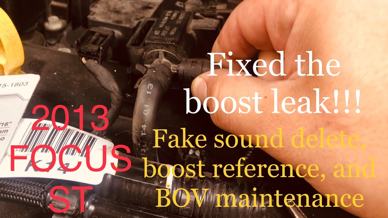 How to fix annoying boost venting! -Focus ST