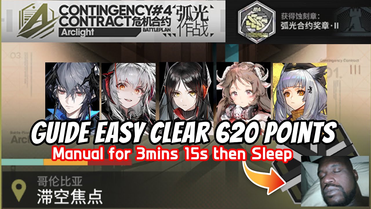 CC#4 Arclight : 620 Points Guide Easy Clear【Arknights】
