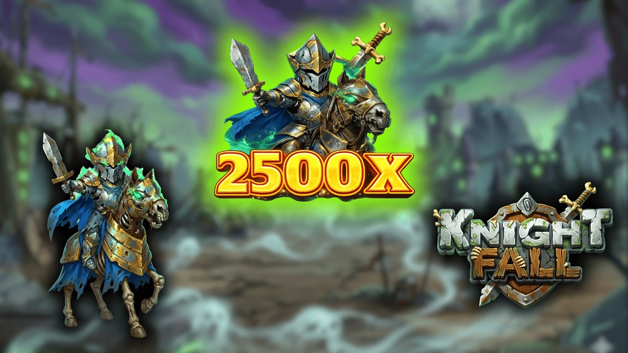 HUGE 2500X on Knight Fall (Only on Stake)