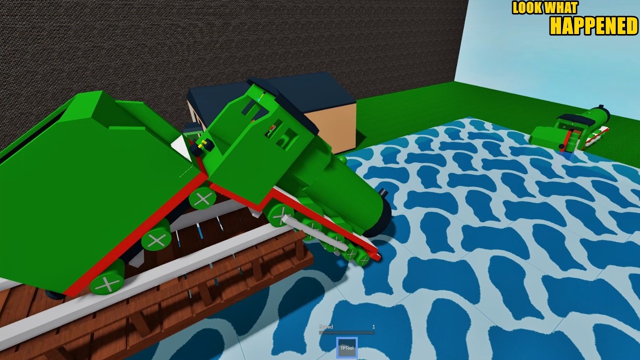 Realistic Roblox Thomas Train Crash – Massive Collisions and Total Destruction 10 Accidents Happen