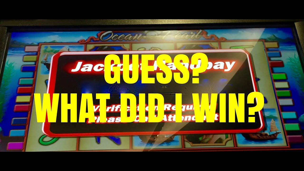 HANDPAY!  HIGH LIMIT FUN-OCEAN PEARL SLOT MACHINE BONUS!
