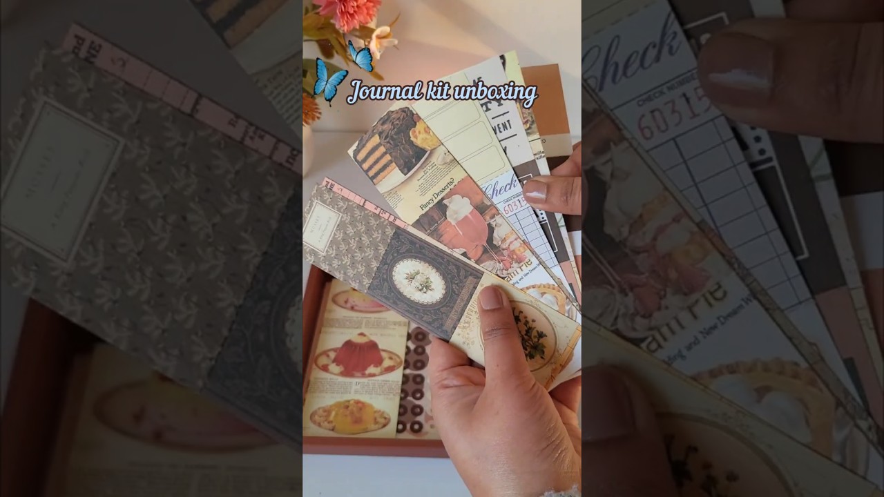Journaling kit unboxing🦋[aesthetic+stationery haul+journal supplies+affordable