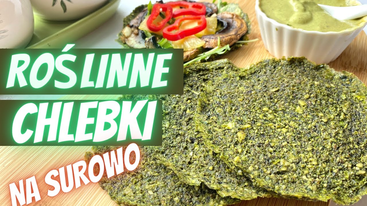 * WITARIAŃSKI CHLEB * 🌿 Cukinia i szpinak 🌿 Przepis na dehydrator. Raw vegan.