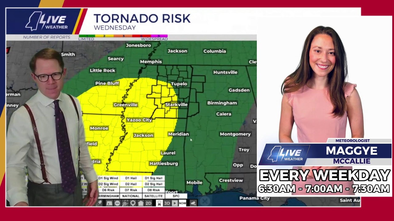 LIVE at 6: Matt's using EXCLUSIVE Storm Finder to track potential rotating storms Wednesday