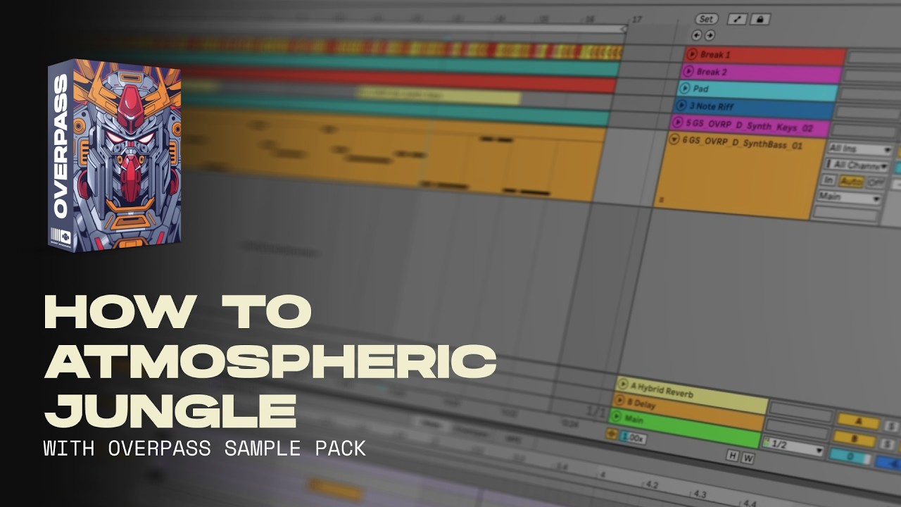 How to make atmospheric & PS1 jungle with the Overpass Sample Pack in Ableton Live