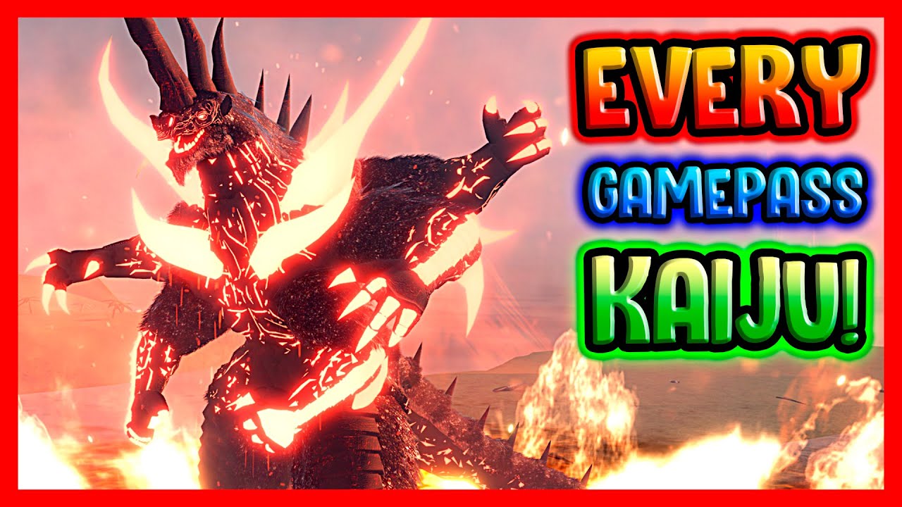 GETTING A KILL WITH EVERY GAMEPASS KAIJU! (2025) - Roblox Kaiju Universe