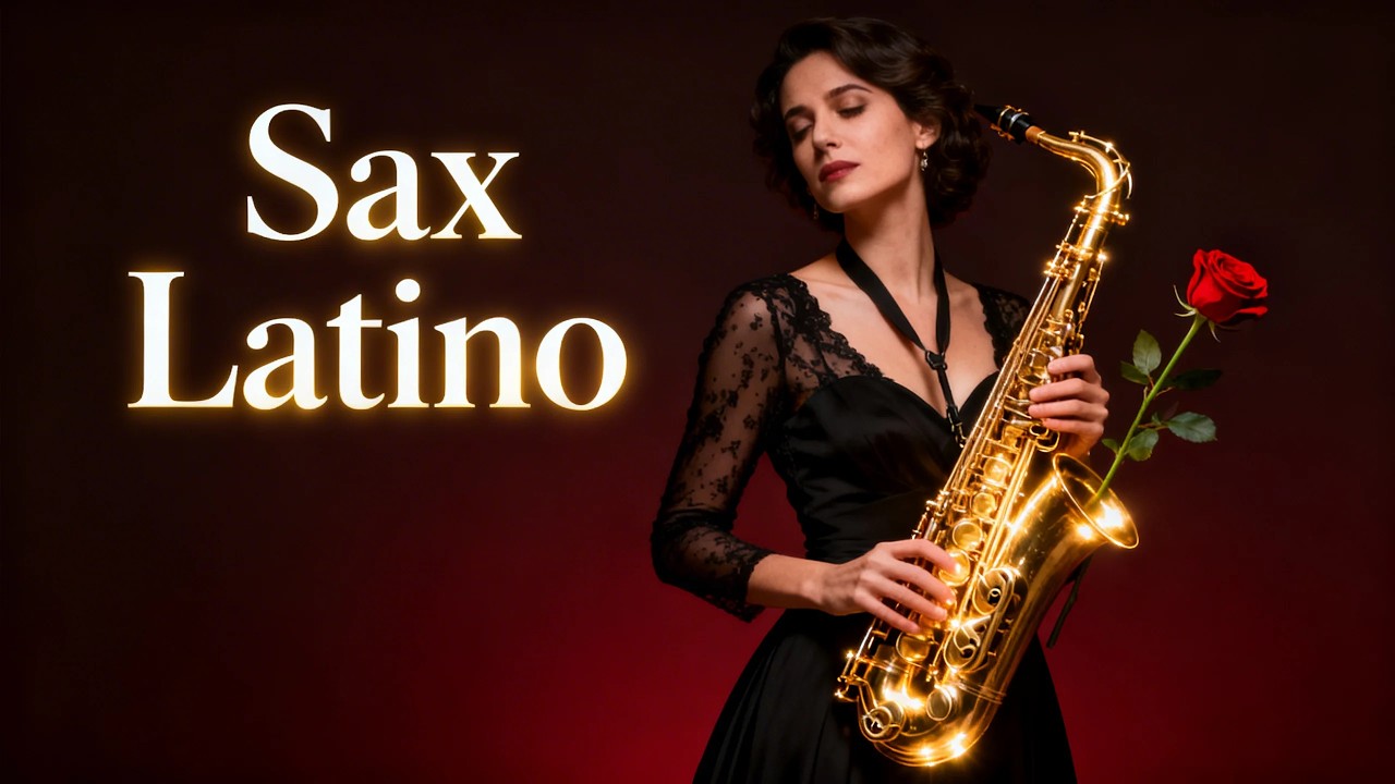 🎷 Sax Latino para Noches Románticas EN VIVO 🔴 Boleros Instrumentales Suaves