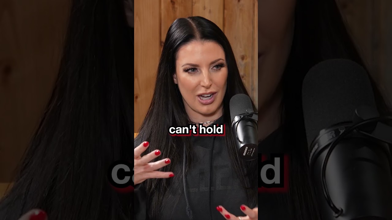 Angela White uses her boobs to her advantage