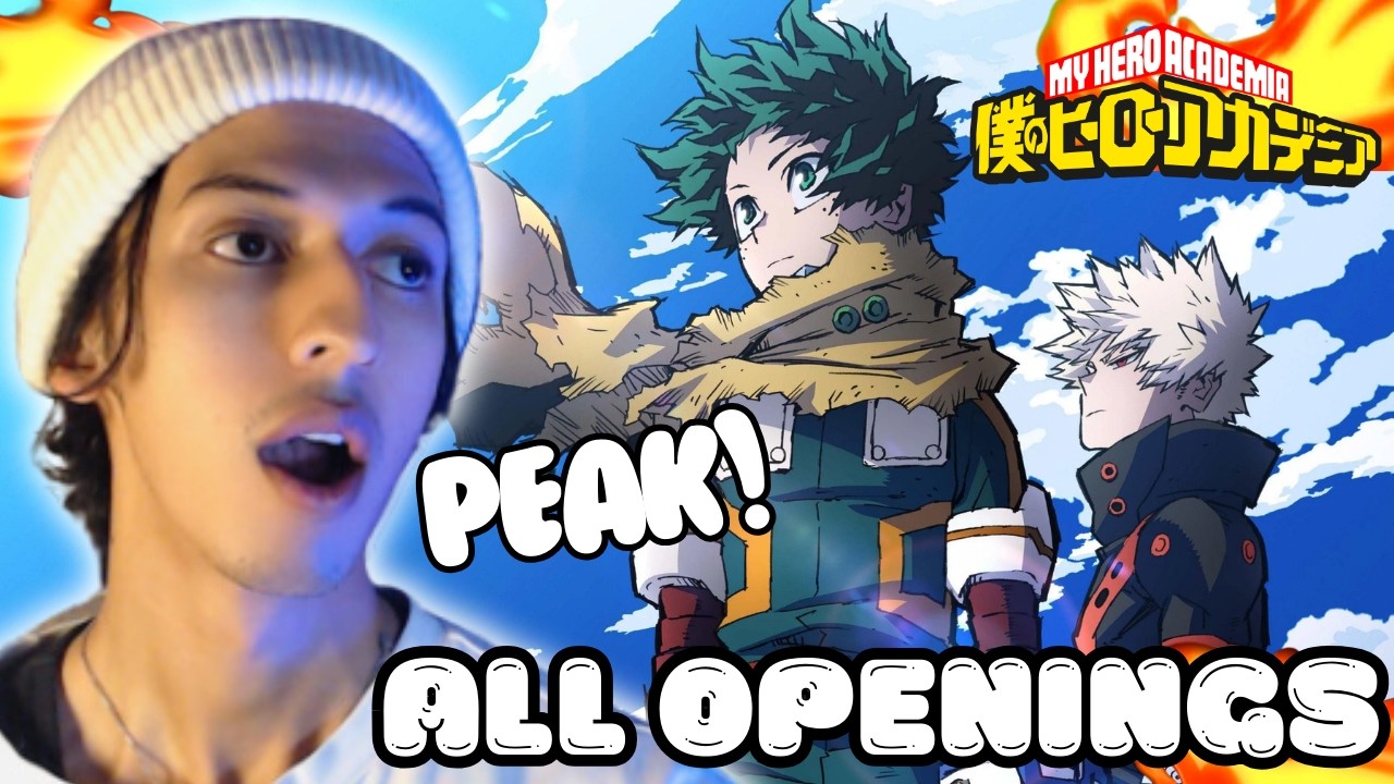 FIRST TIME Reacting to MY HERO ACADEMIA OPENINGS (1-13)!!