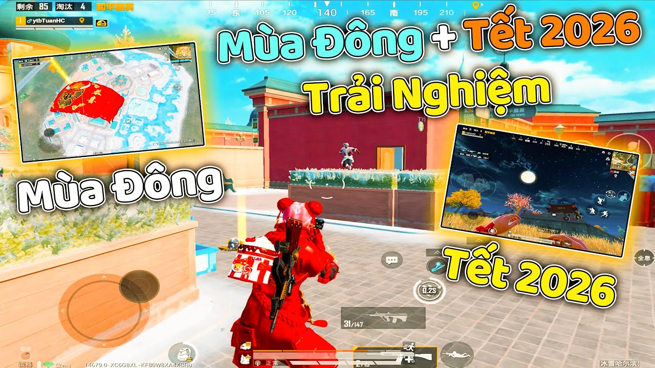 PUBG Mobile | Cùng TuanHC Trải Nghiệm Update Sự Kiện Mùa Đông vs Tết 2026 Cực Đẹp