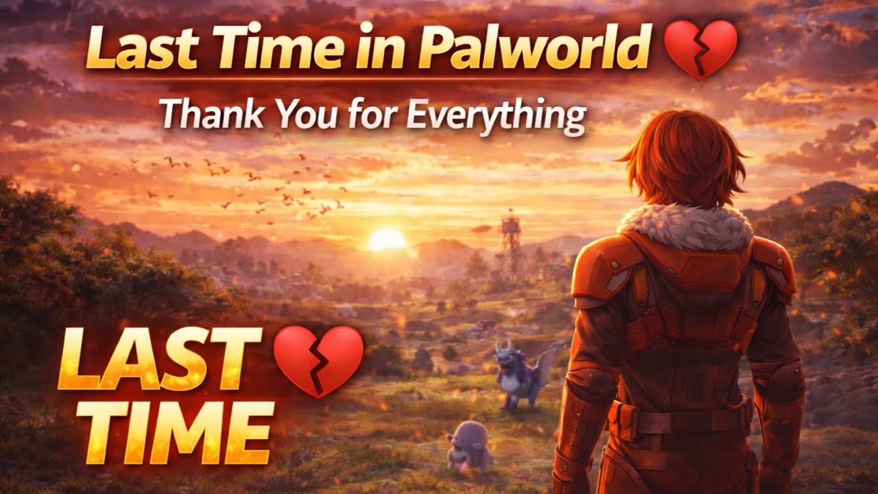🔴“ Last Time in Palworld 💔 | Thank You for Everything |🔥|#13 |🔥Road to 600 SUB🔥|| #palworld